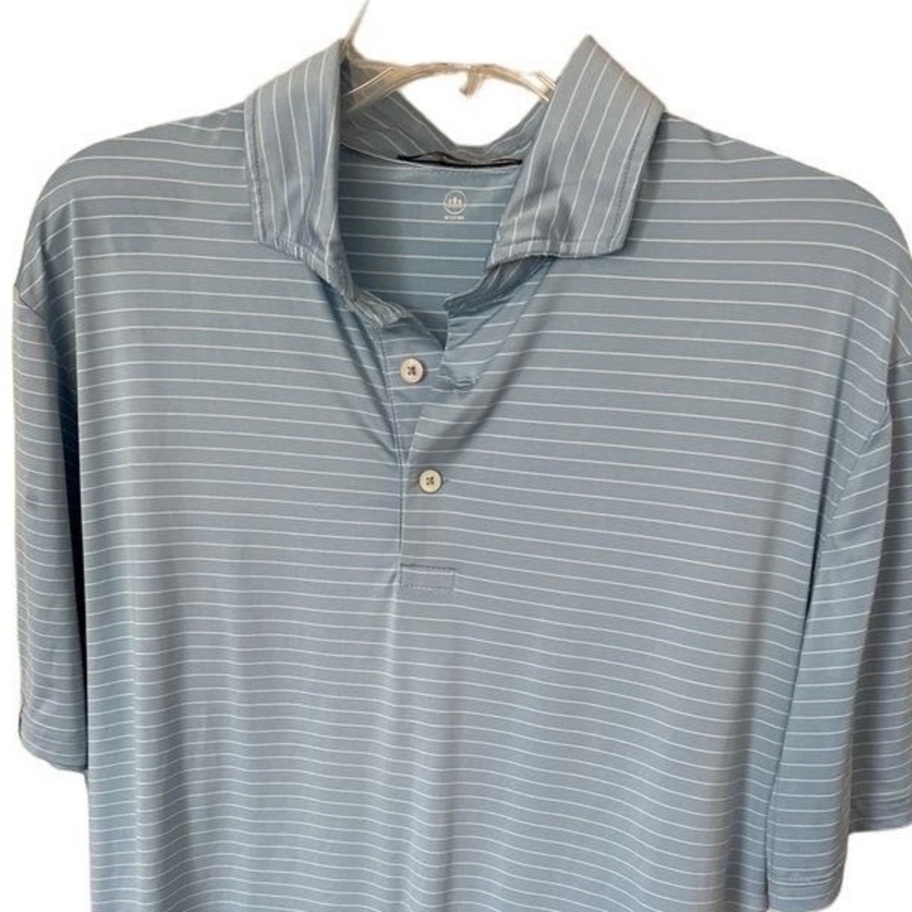 Men's RLX Ralph Lauren Striped Golf Polo - Performance Comfort‎ Wicking Medium